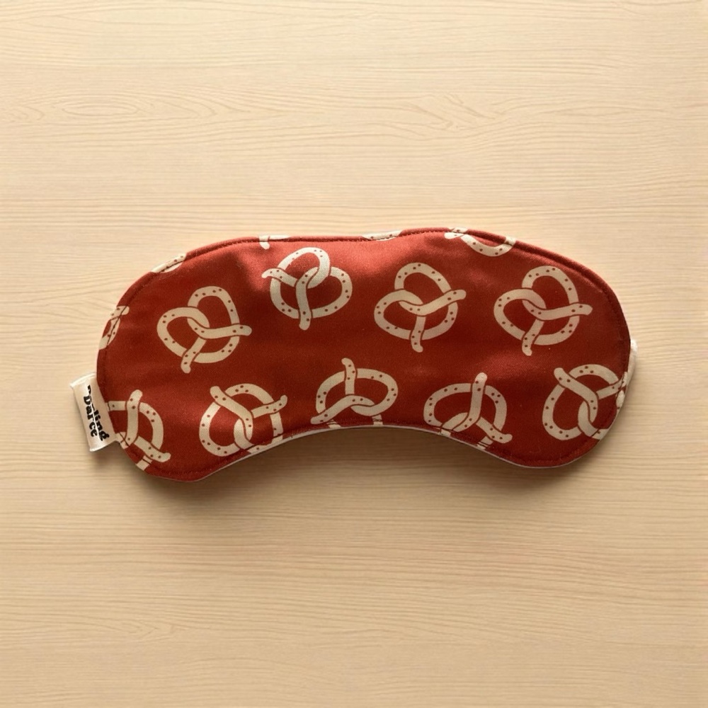 Pretzel Patterned Sleep Mask